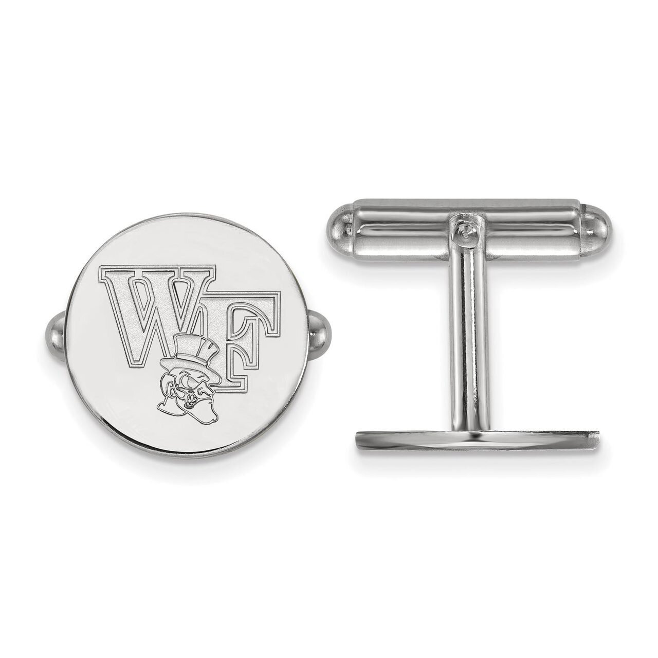 Wake Forest University Cuff Links Sterling Silver SS065WFU, MPN: SS065WFU, 886774721057