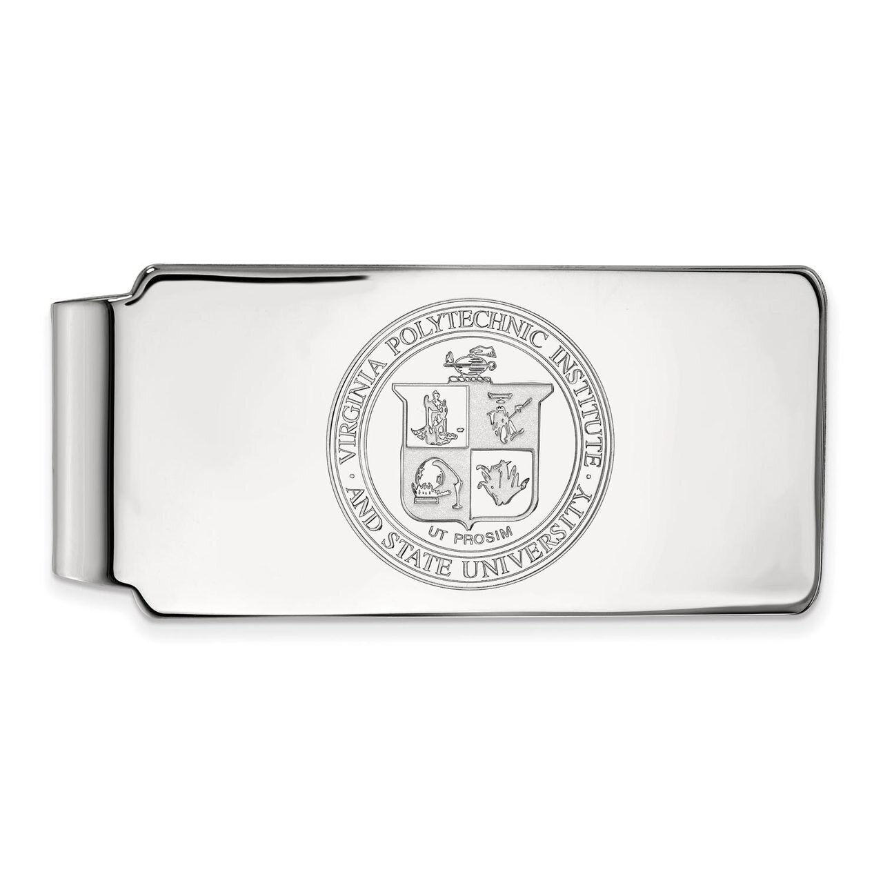 Virginia Tech Money Clip Crest Sterling Silver SS066VTE, MPN: SS066VTE, 886774720395