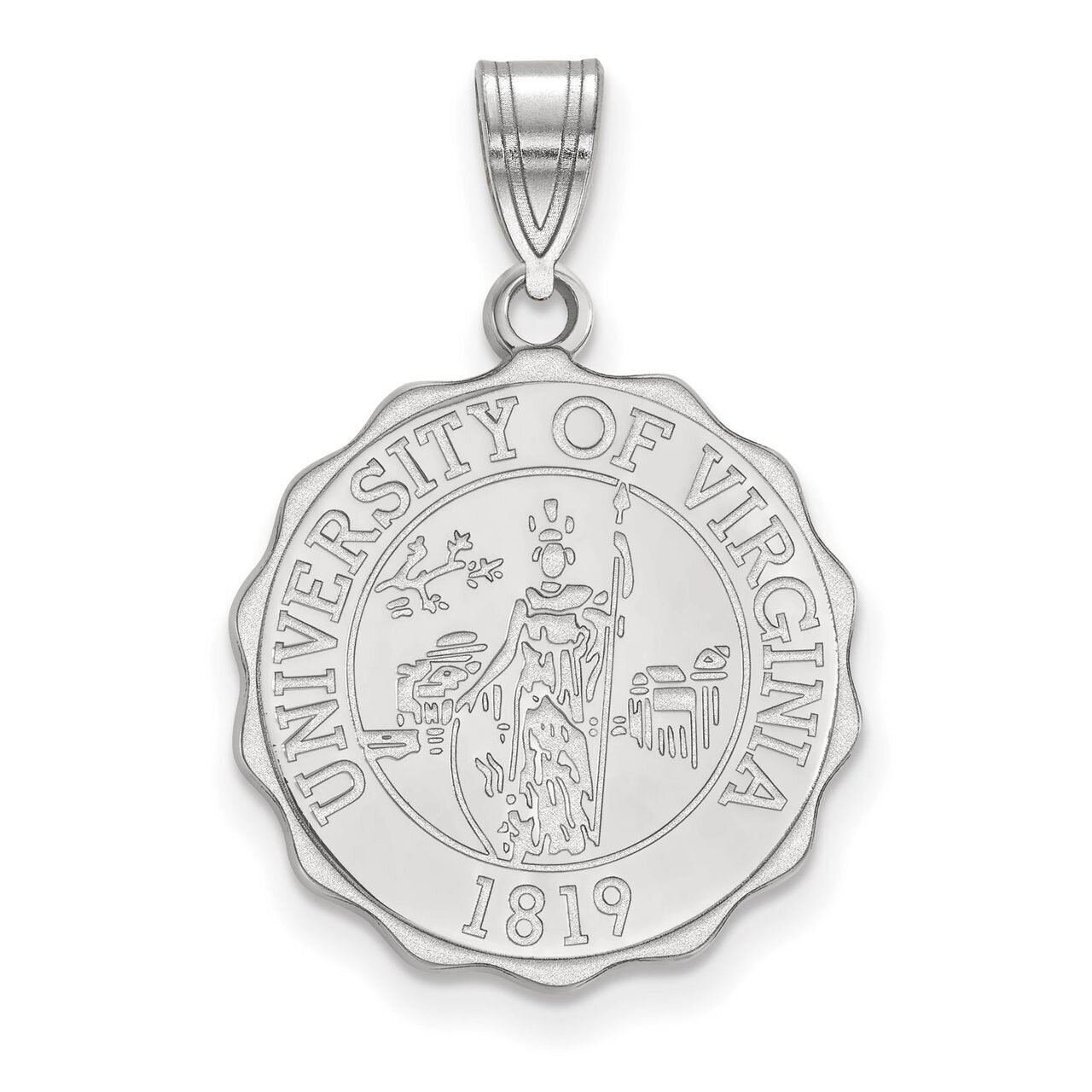 University of Virginia Large Crest Sterling Silver SS067UVA, MPN: SS067UVA, 886774725819