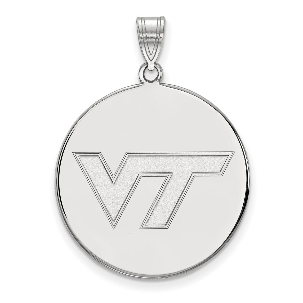 Virginia Tech Extra Large Disc Pendant Sterling Silver SS068VTE, MPN: SS068VTE, 886774720265