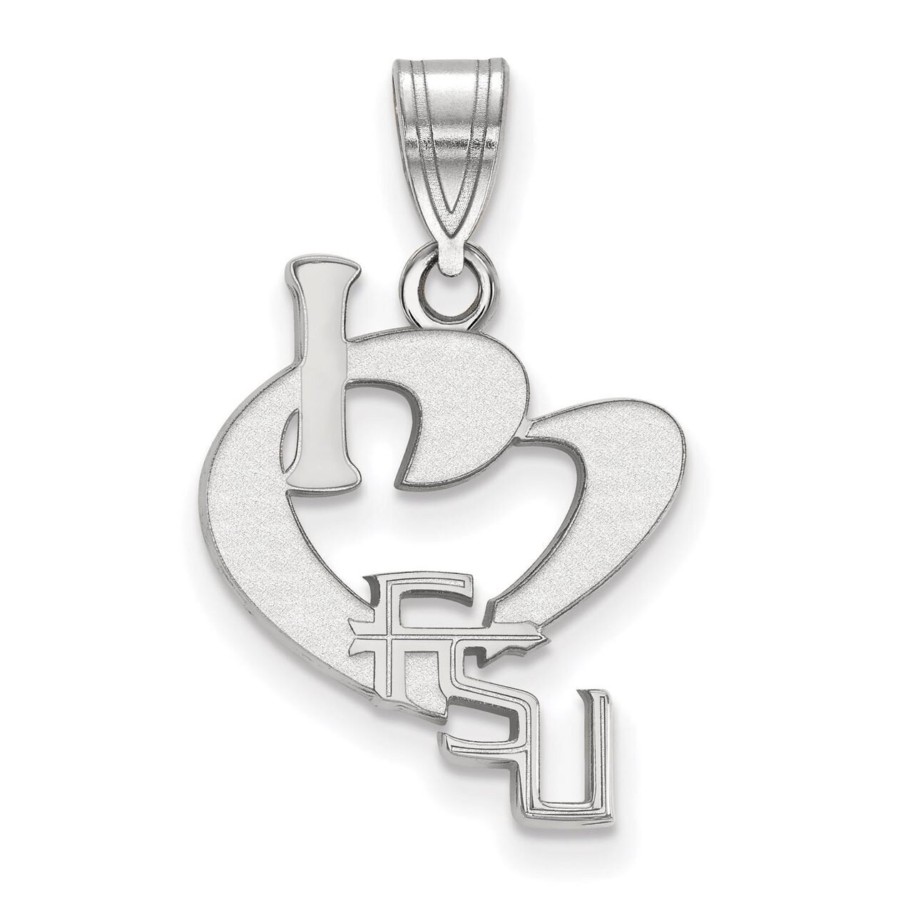 Florida State University Large I love Logo Sterling Silver SS069FSU, MPN: SS069FSU, 886774683164