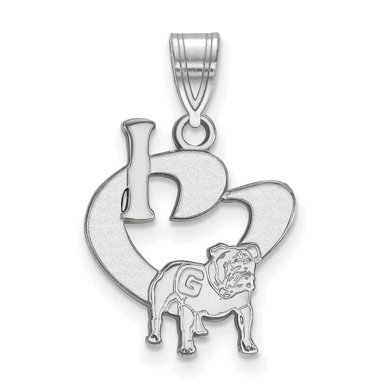 University of Georgia Large I love Logo Sterling Silver SS069UGA, MPN: SS069UGA, 886774706825