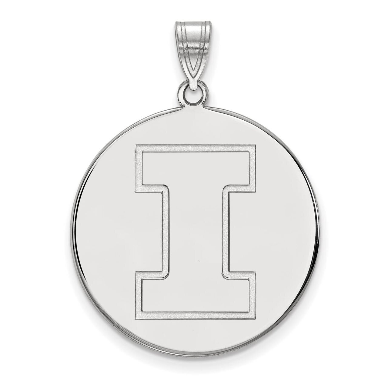 University of Illinois Extra Large Disc Pendant Sterling Silver SS069UIL, MPN: SS069UIL, 8867747081…