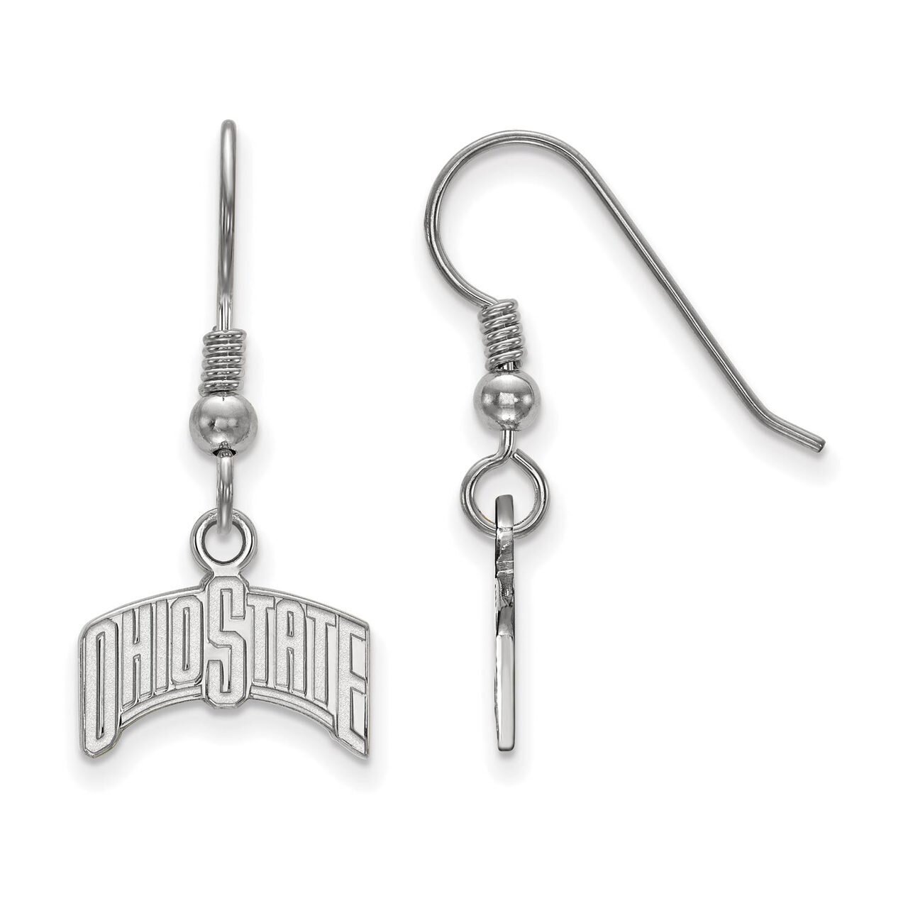 Ohio State University Small Dangle Earring Wire Sterling Silver SS071OSU, MPN: SS071OSU, 8867746935…