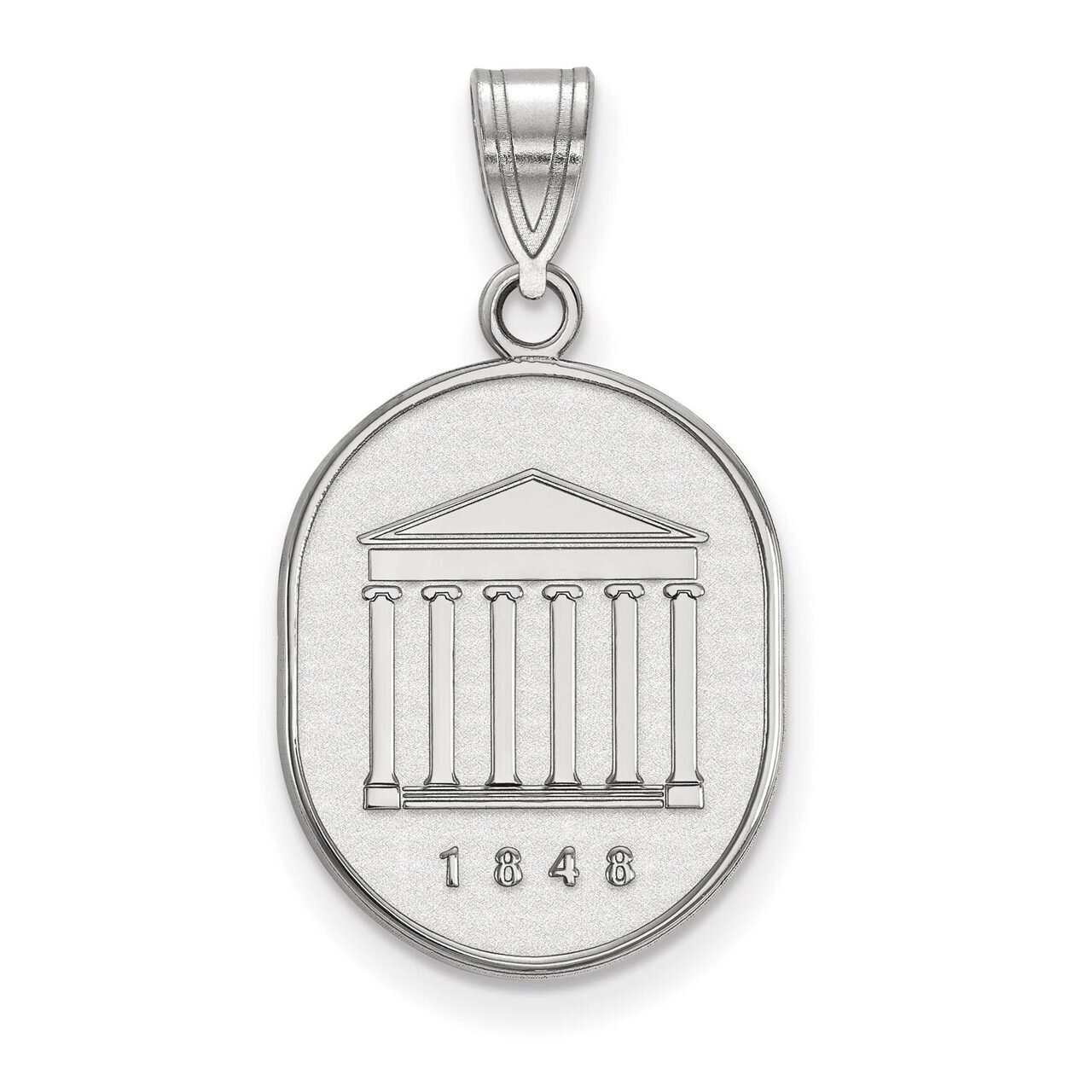 University of Missisippi Large Crest Sterling Silver SS071UMS