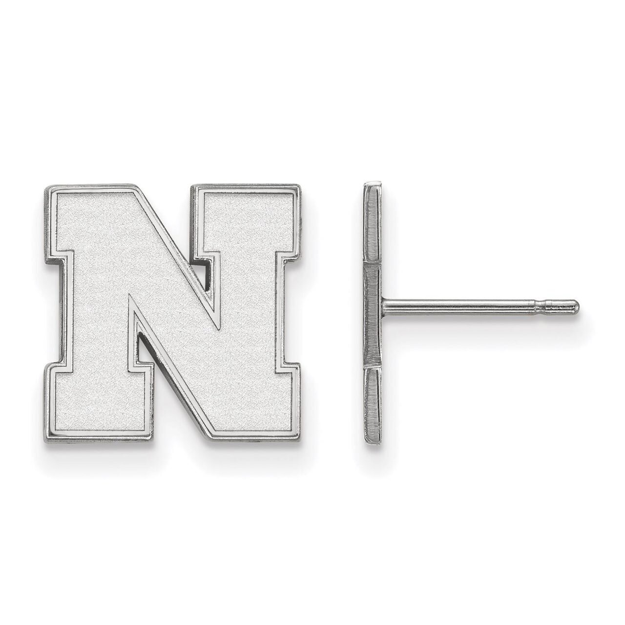 University of Nebraska Small Earring Post Sterling Silver SS071UNE, MPN: SS071UNE, 886774713380