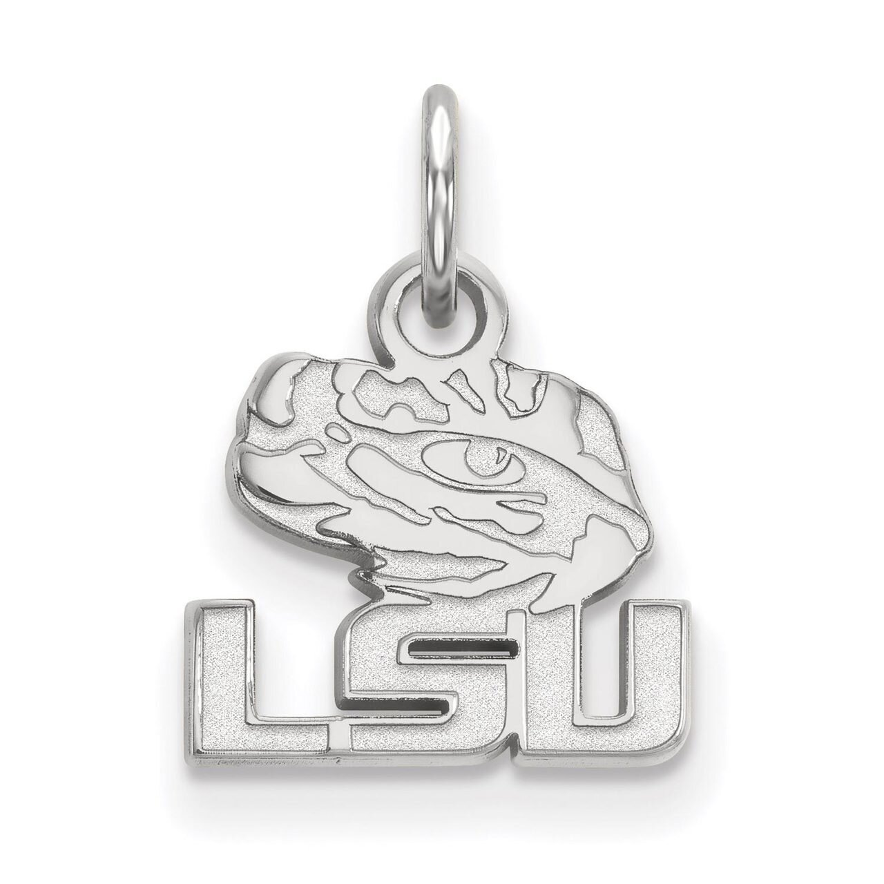 Louisiana State University Extra Small Pendant Sterling Silver SS073LSU