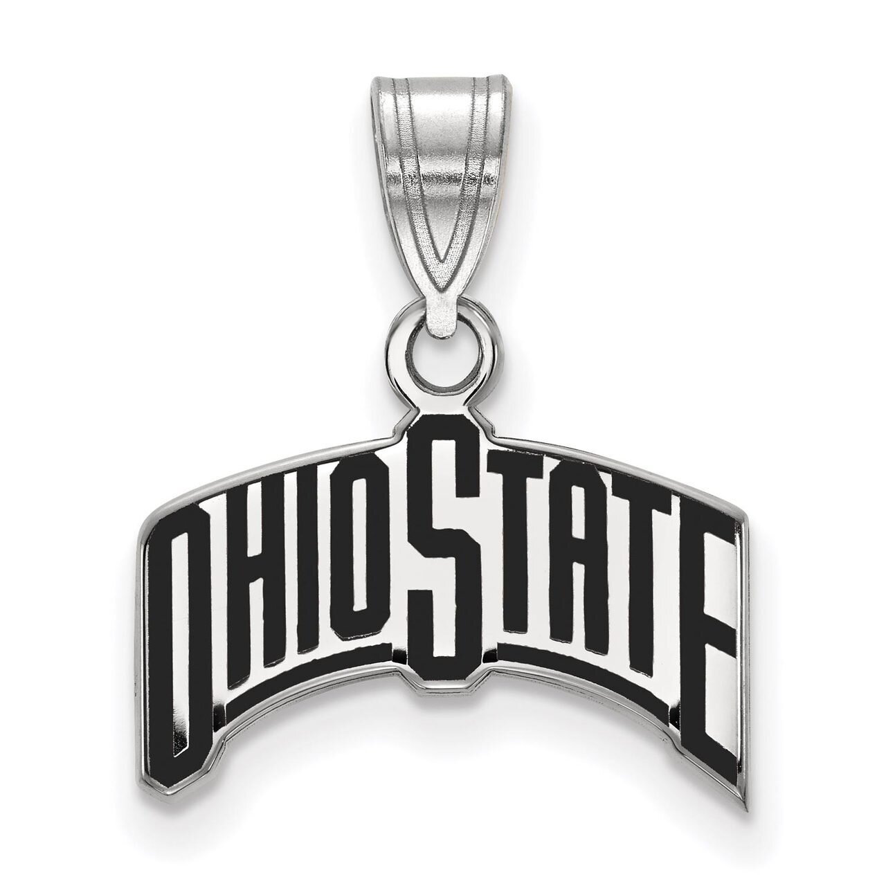 Ohio State University Medium Enamel Pendant Sterling Silver SS074OSU, MPN: SS074OSU, 886774693729