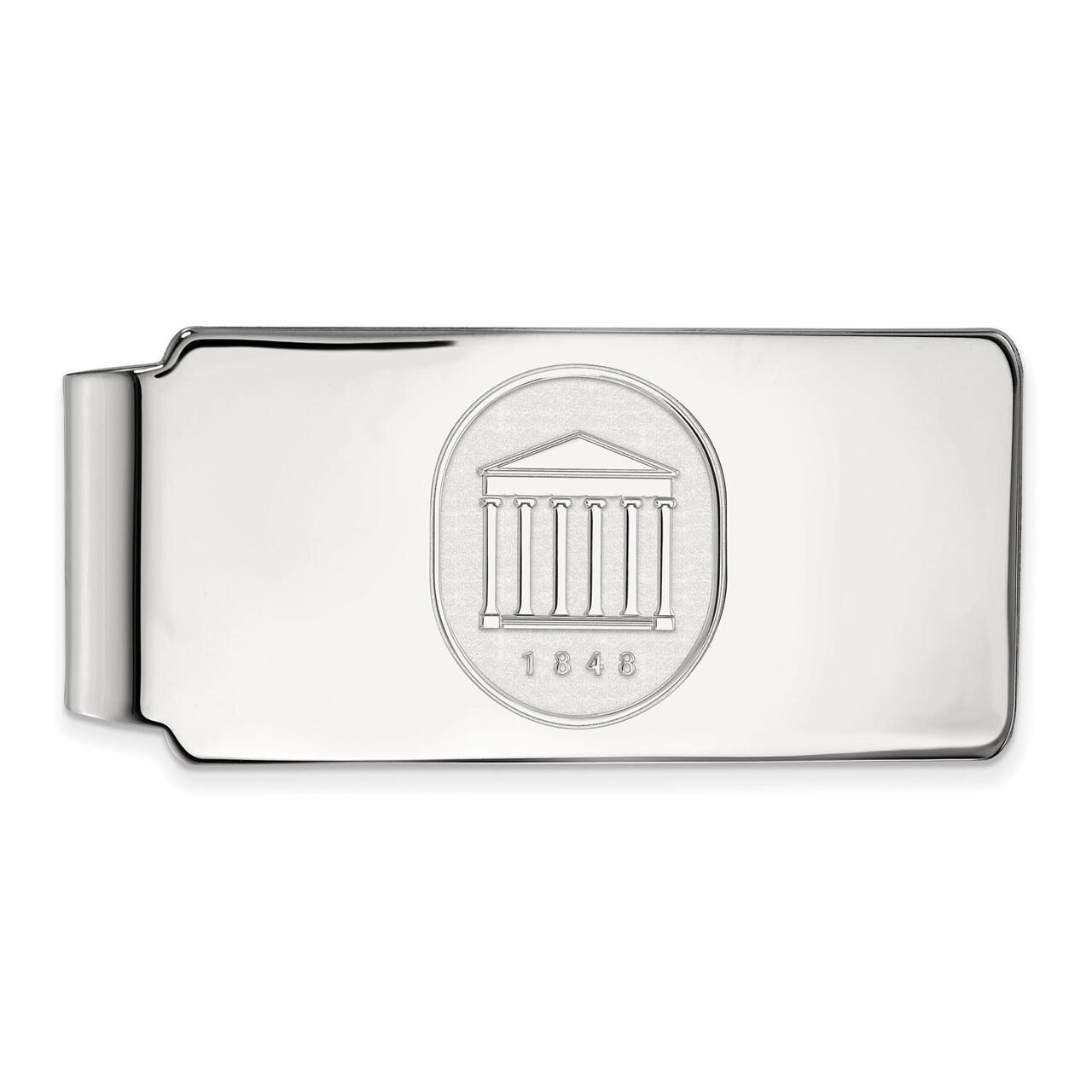 University of Missisippi Money Clip Crest Sterling Silver SS074UMS, MPN: SS074UMS, 886774712369