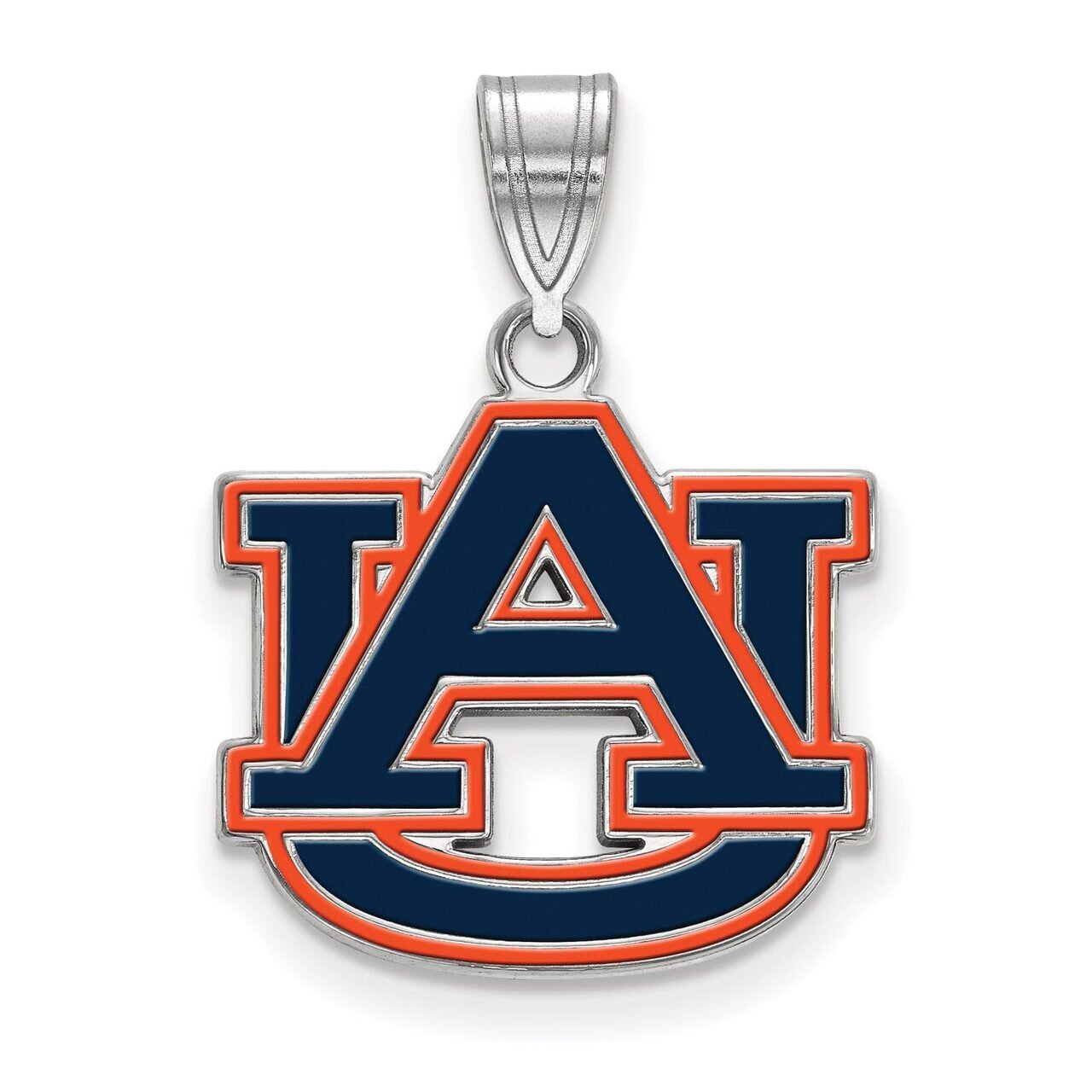 Auburn University Medium Enamel Pendant Sterling Silver SS076AU, MPN: SS076AU, 886774678320