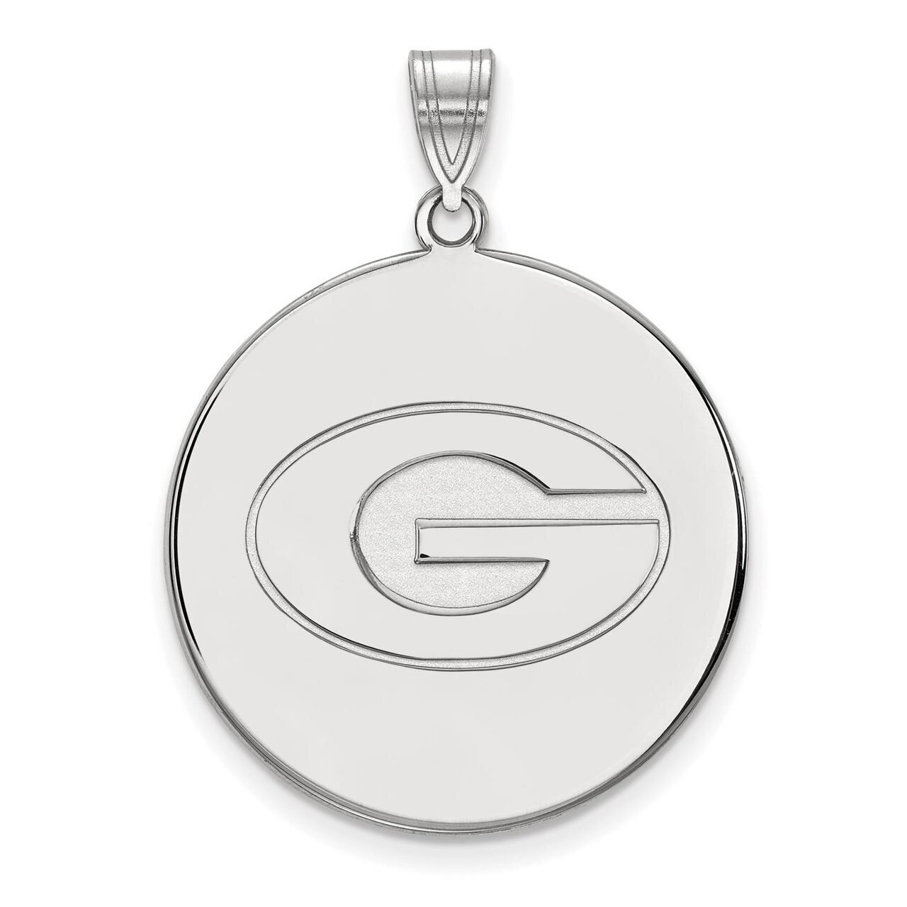 University of Georgia Extra Large Disc Pendant Sterling Silver SS078UGA, MPN: SS078UGA, 886774707129