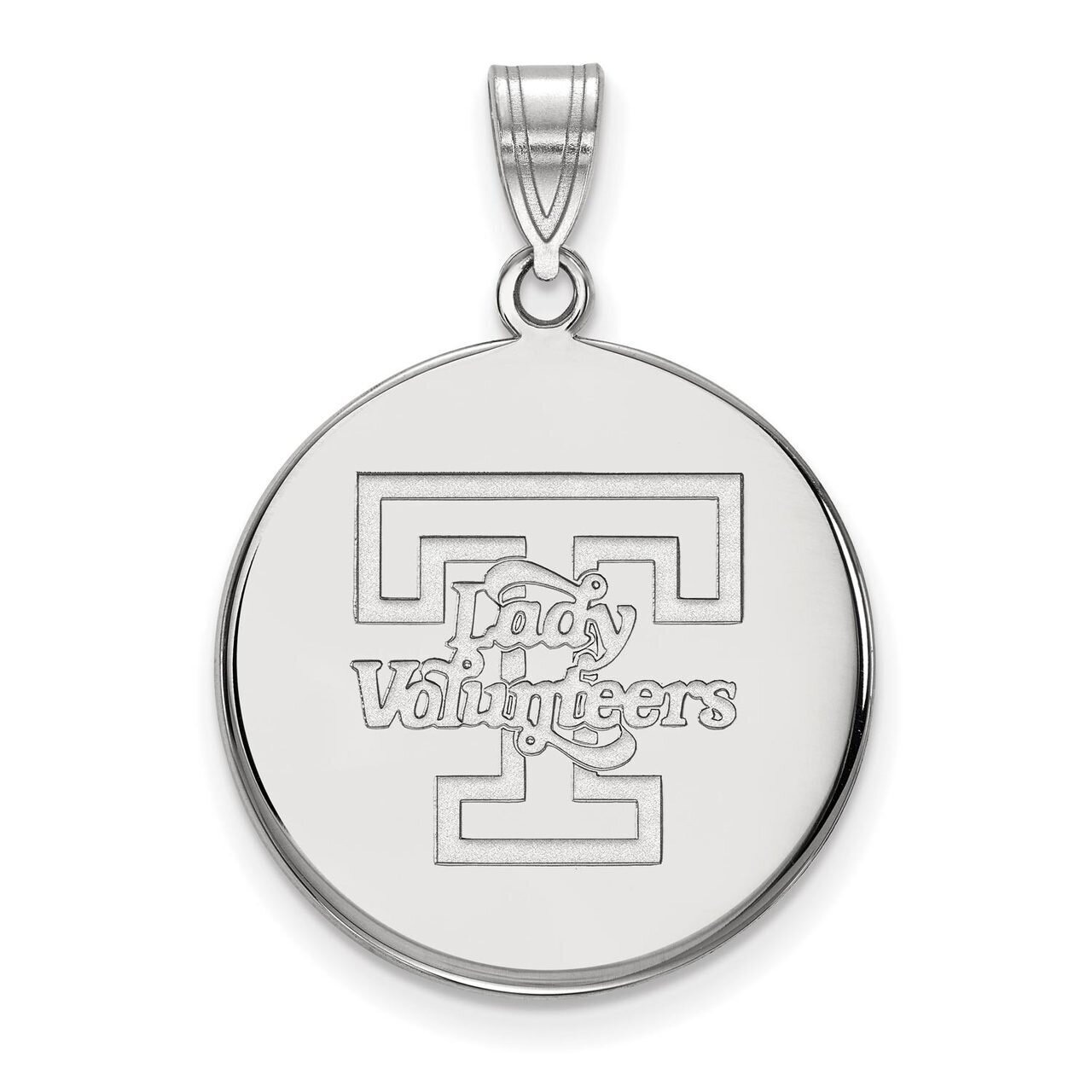 University of Tennessee Large Disc Pendant Sterling Silver SS078UTN
