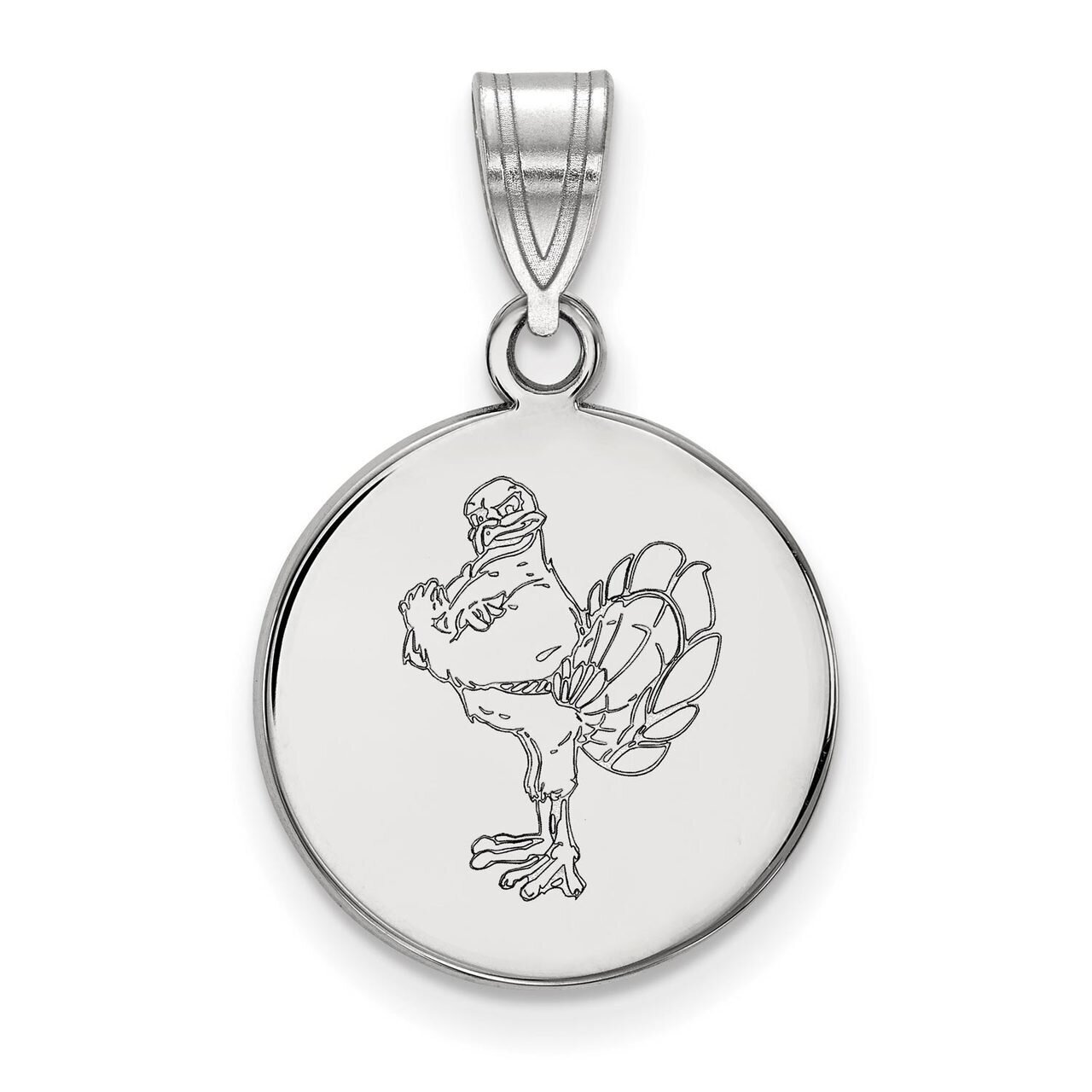 Virginia Tech Medium Disc Pendant Sterling Silver SS078VTE, MPN: SS078VTE, 886774719979