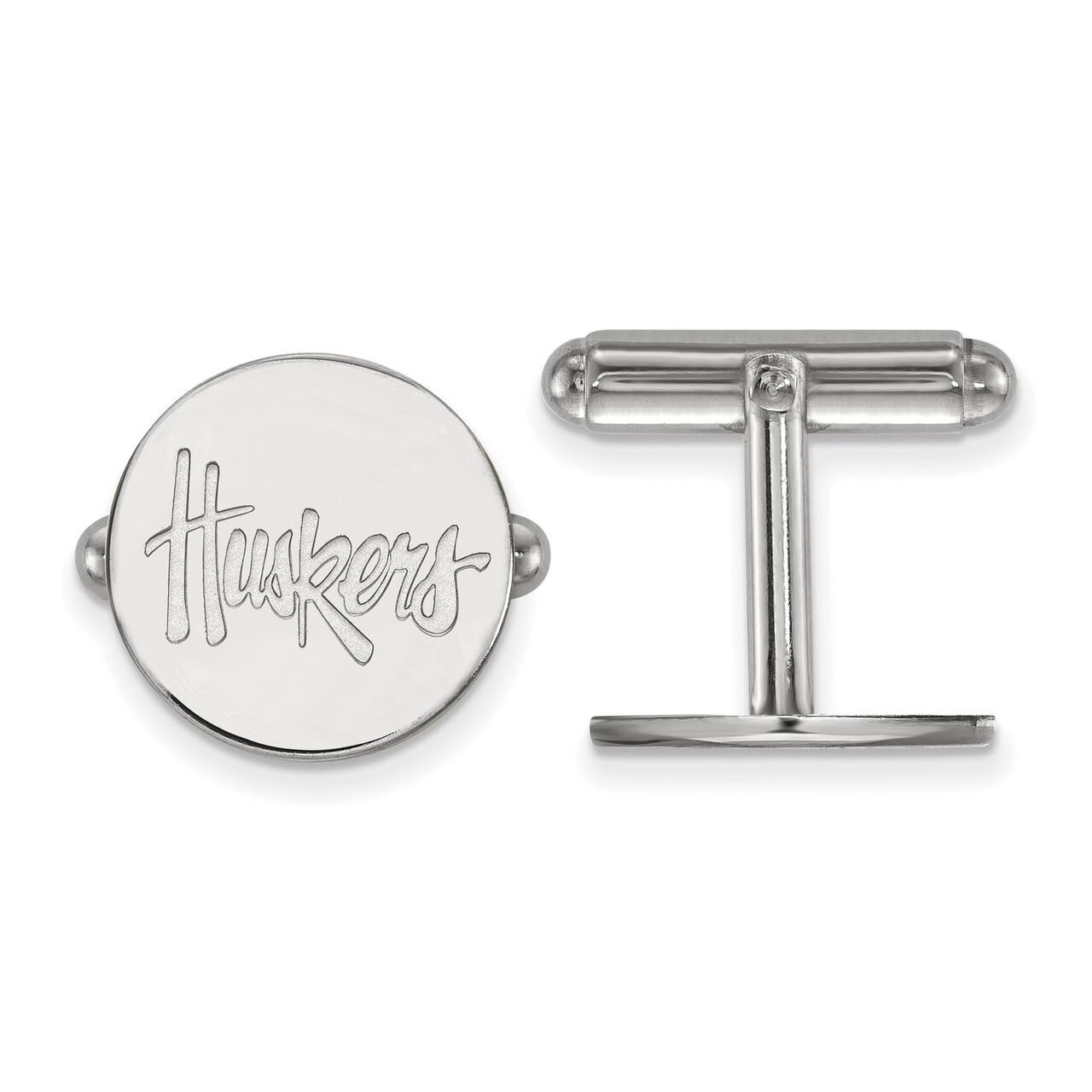 University of Nebraska Cuff Links Sterling Silver SS079UNE, MPN: SS079UNE, 886774713656