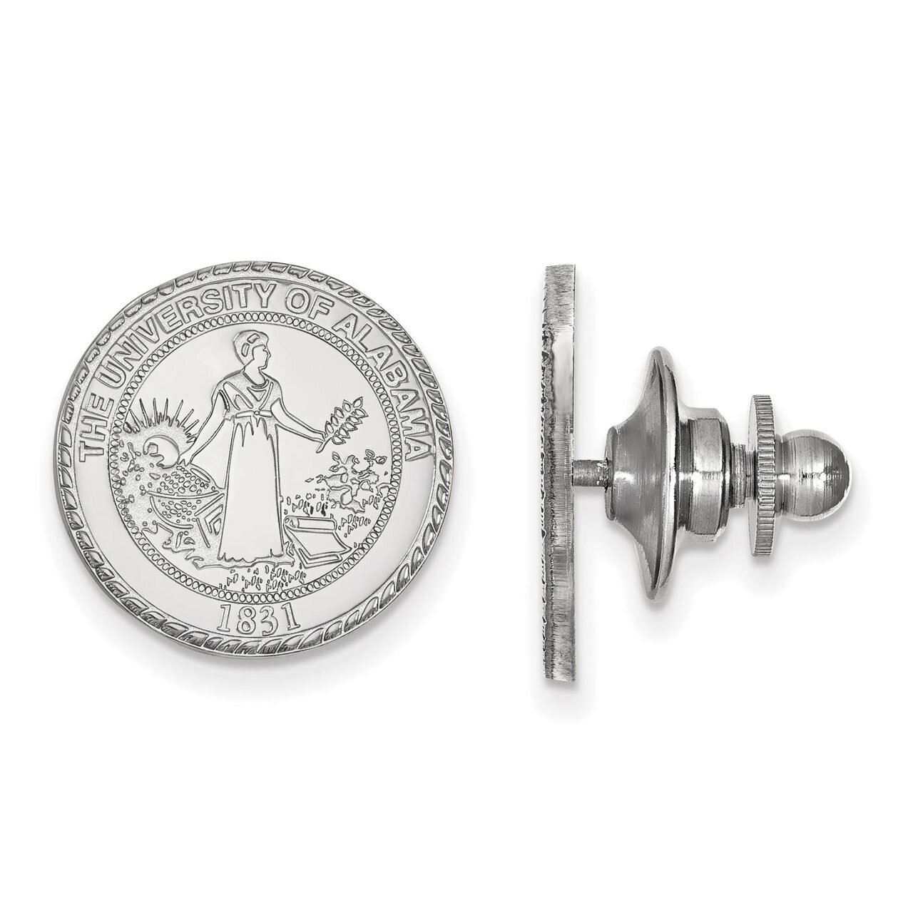 University of Alabama Crest Lapel Pin Sterling Silver SS080UAL, MPN: SS080UAL, 886774702735