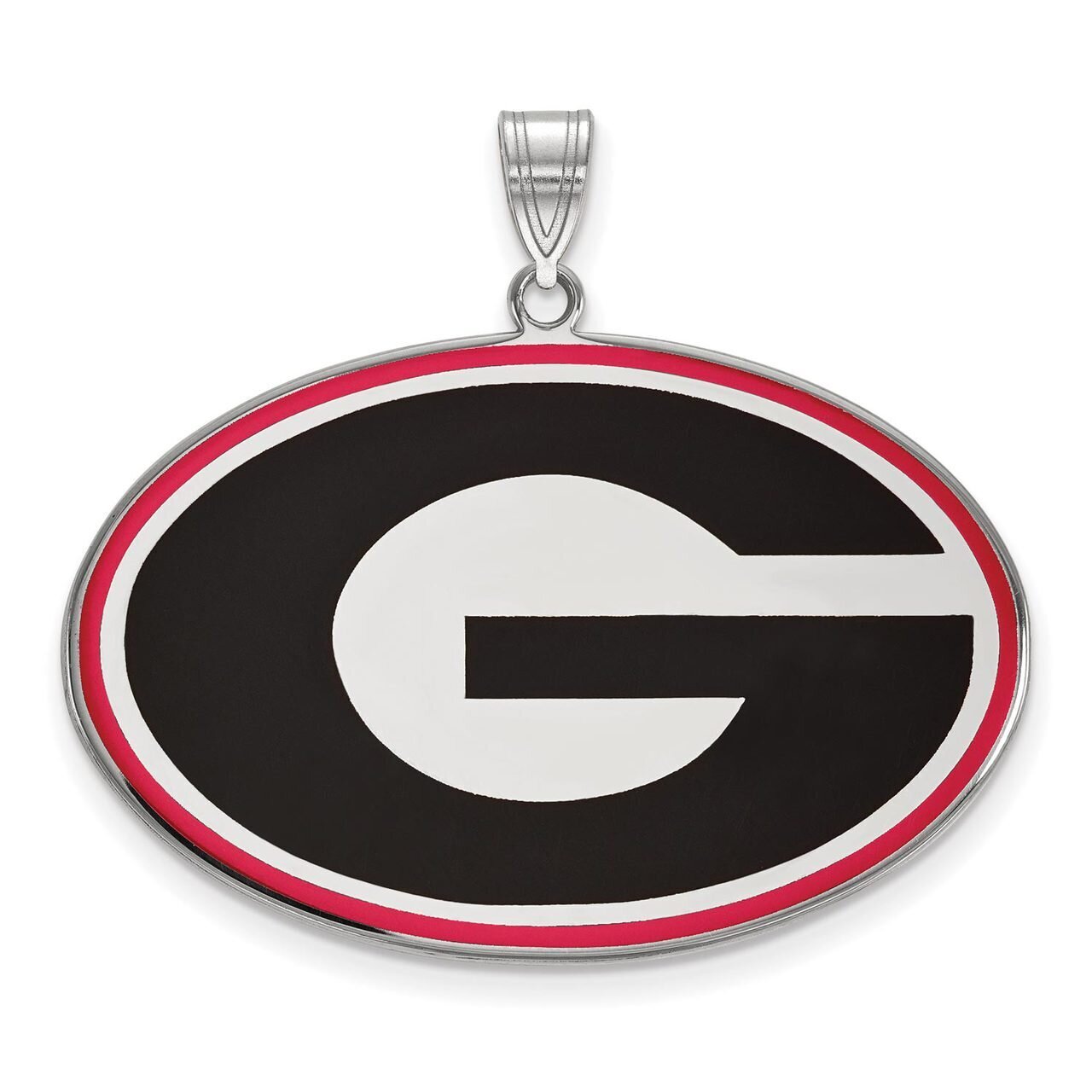 University of Georgia Extra Large Enamel Pendant Sterling Silver SS082UGA, MPN: SS082UGA, 886774707…