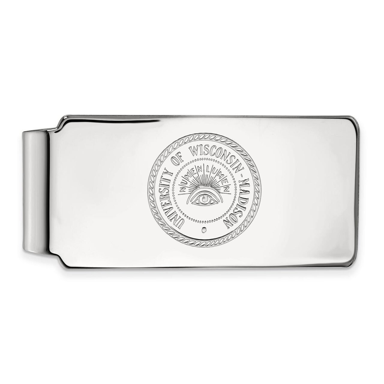 University of Wisconsin Money Clip Sterling Silver SS083UWI, MPN: SS083UWI, 886774719252