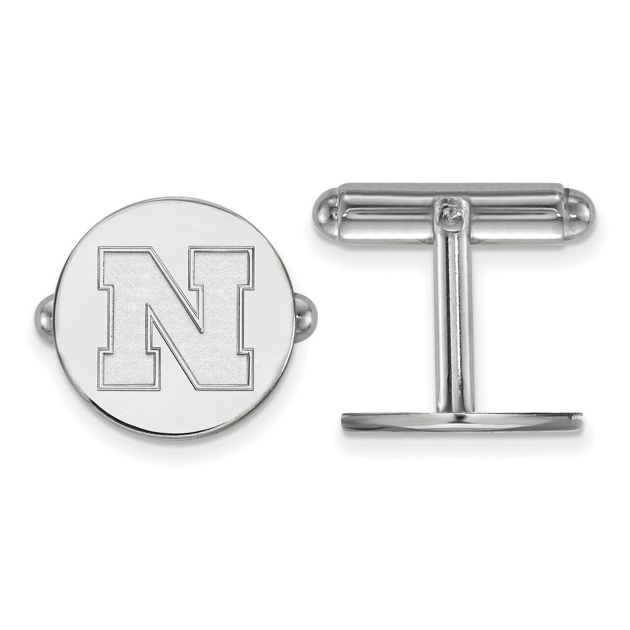 University of Nebraska Cuff Links Sterling Silver SS086UNE