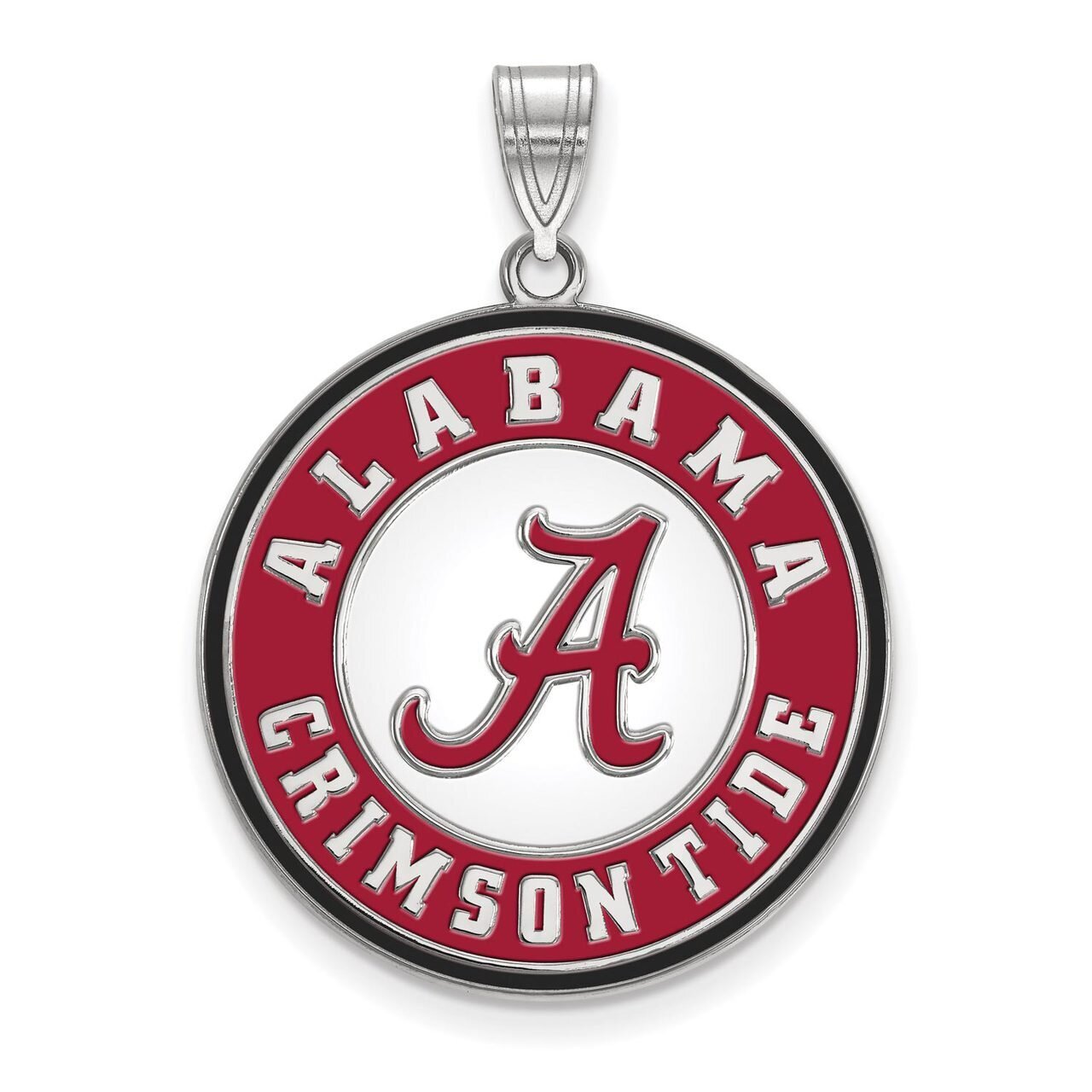 University of Alabama Extra Large Enamel Pendant with Necklace Sterling Silver SS093UAL, MPN: SS093…
