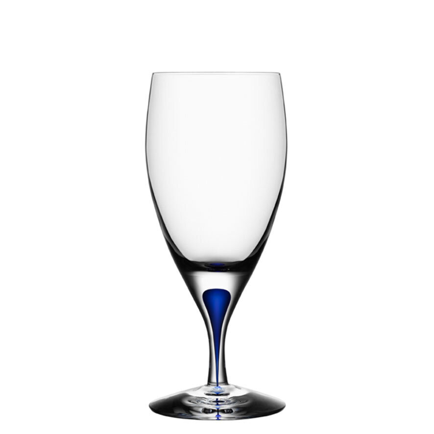 Orrefors Intermezzo Blue Iced Beverage Glass
