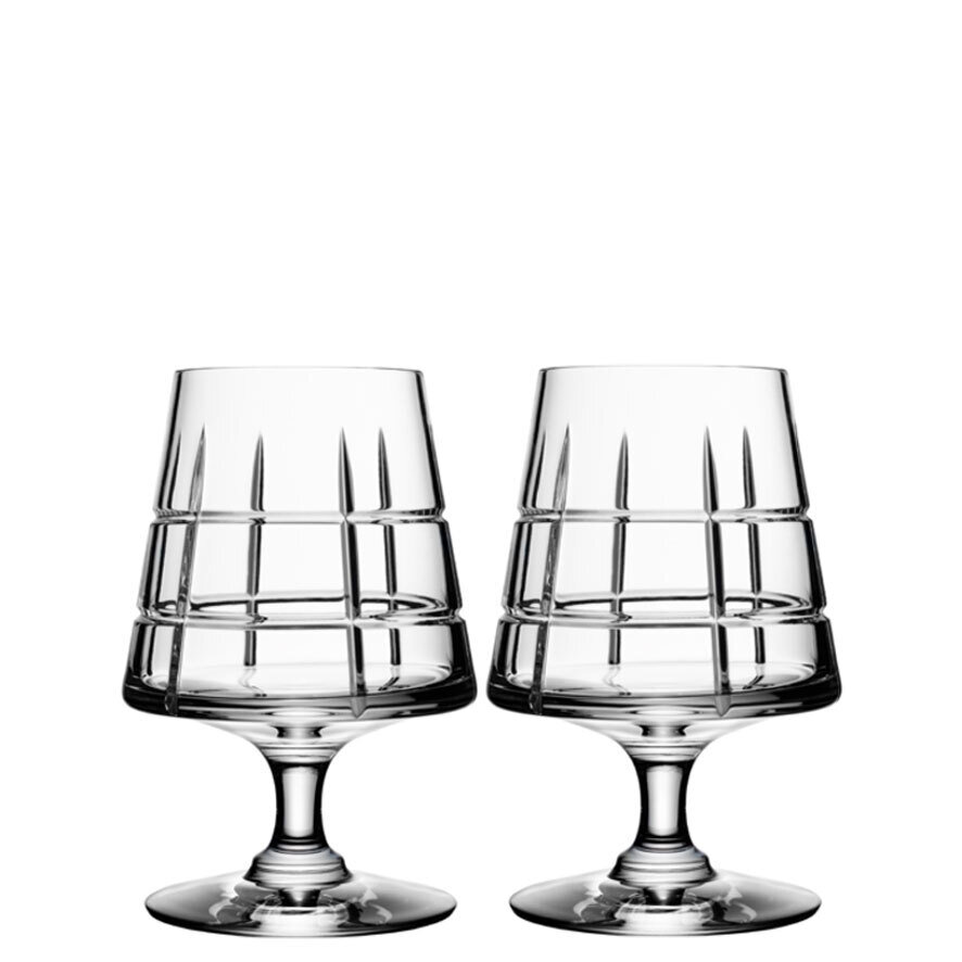 Orrefors Street Cognac Pair