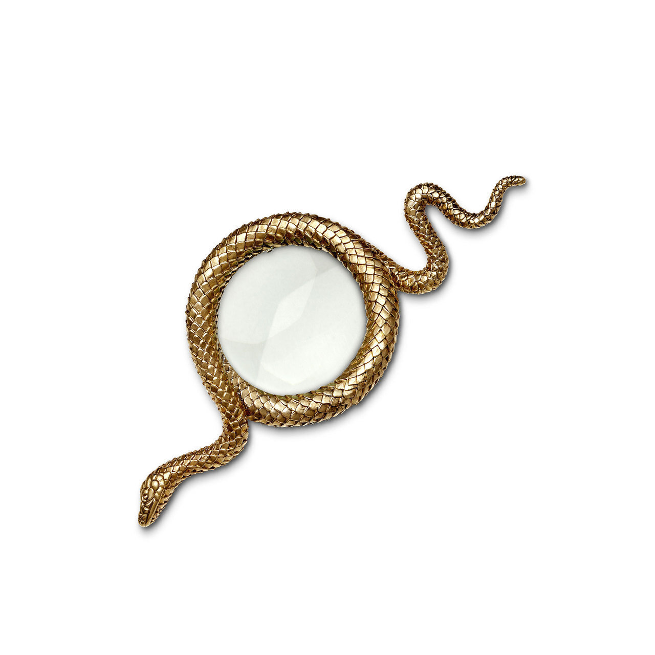 L'Objet Snake Gold Magnifying Glass Small