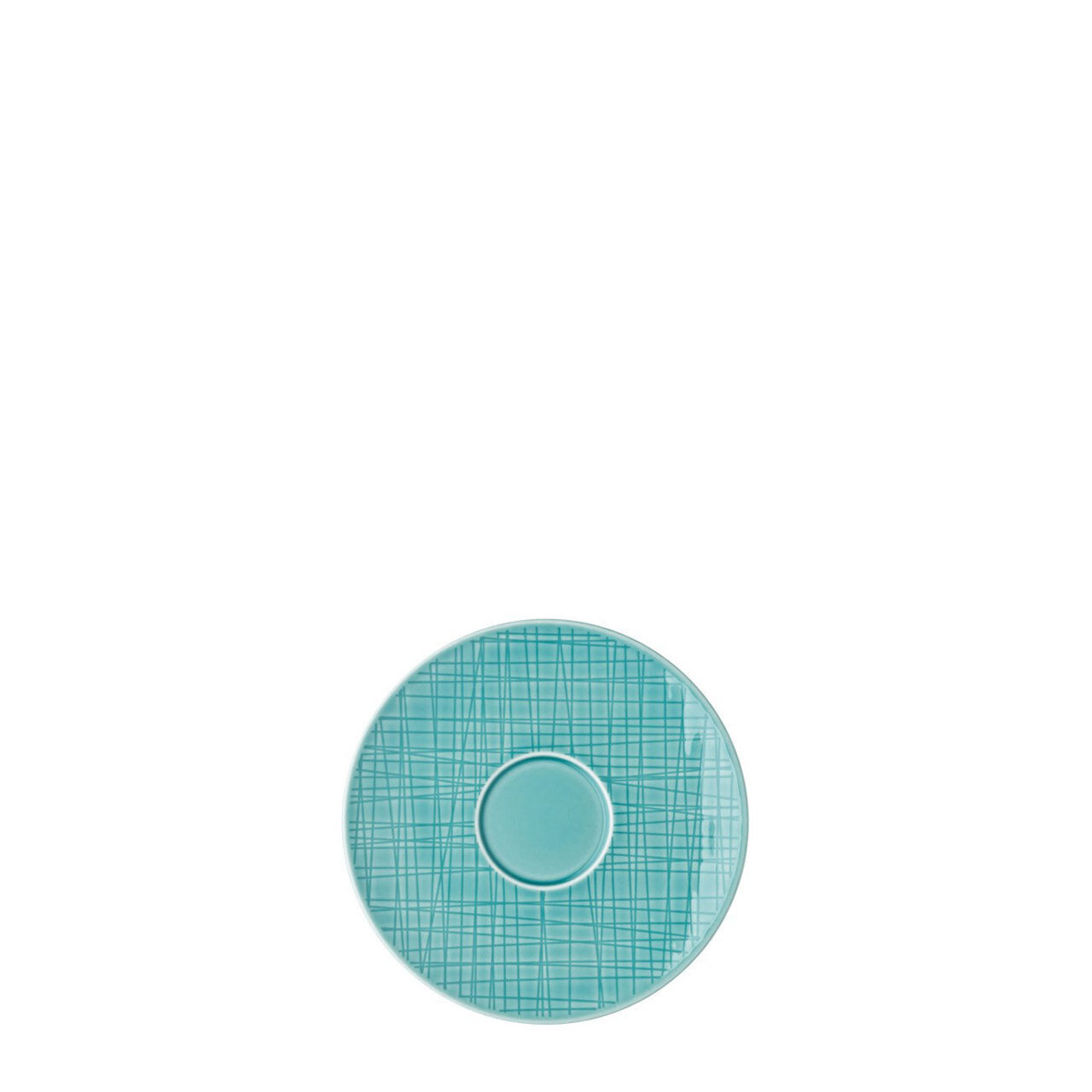 Rosenthal Mesh Aqua Saucer Tall 6 1/4 Inch, MPN: 11770-405152-14741, 790955981249
