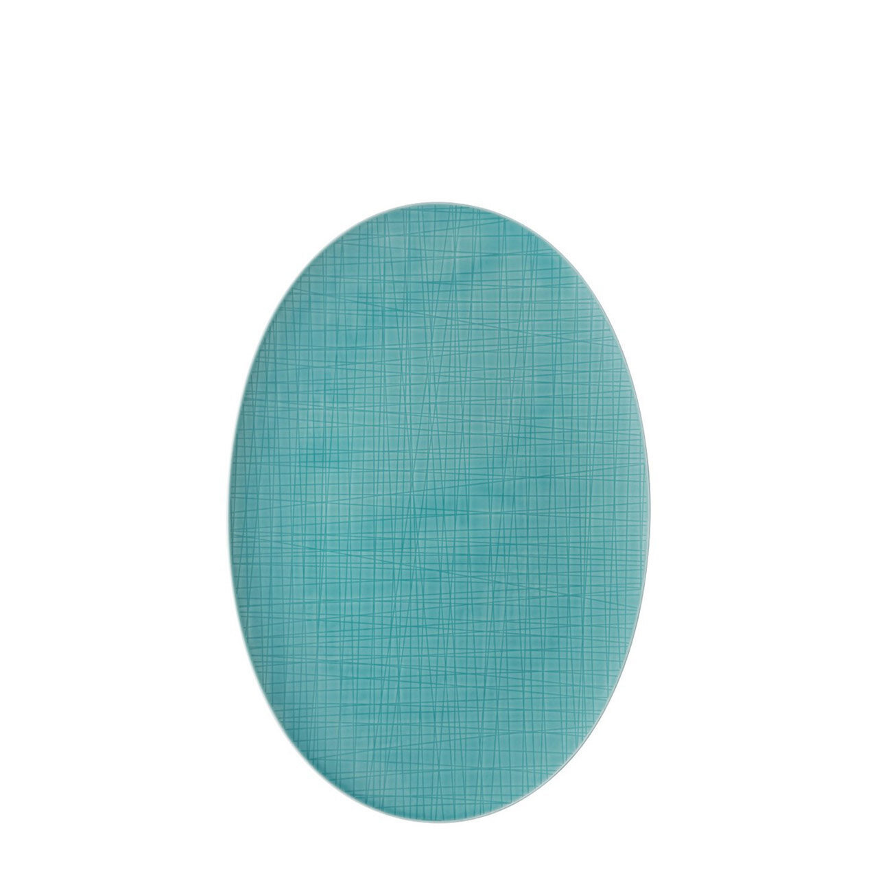 Rosenthal Mesh Aqua Platter Flat Oval 15 Inch, MPN: 11770-405152-12738, 790955981140