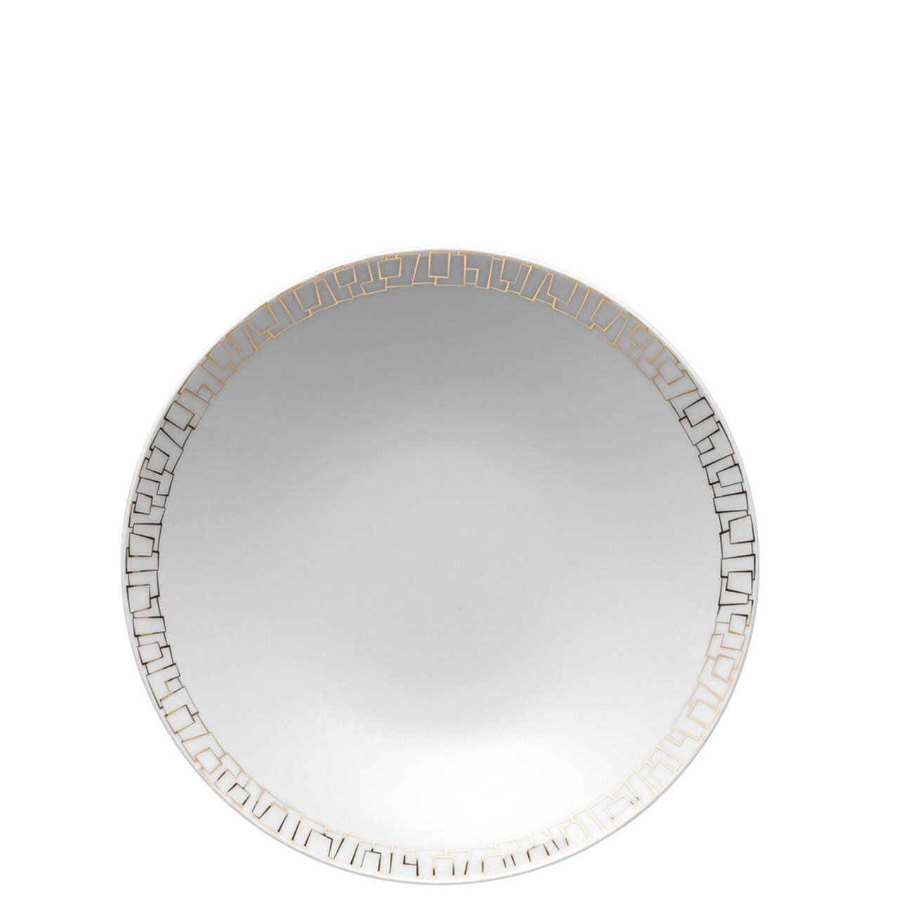 Rosenthal TAC 02 Skin Gold Rim Soup Plate 9 1/2 Inch