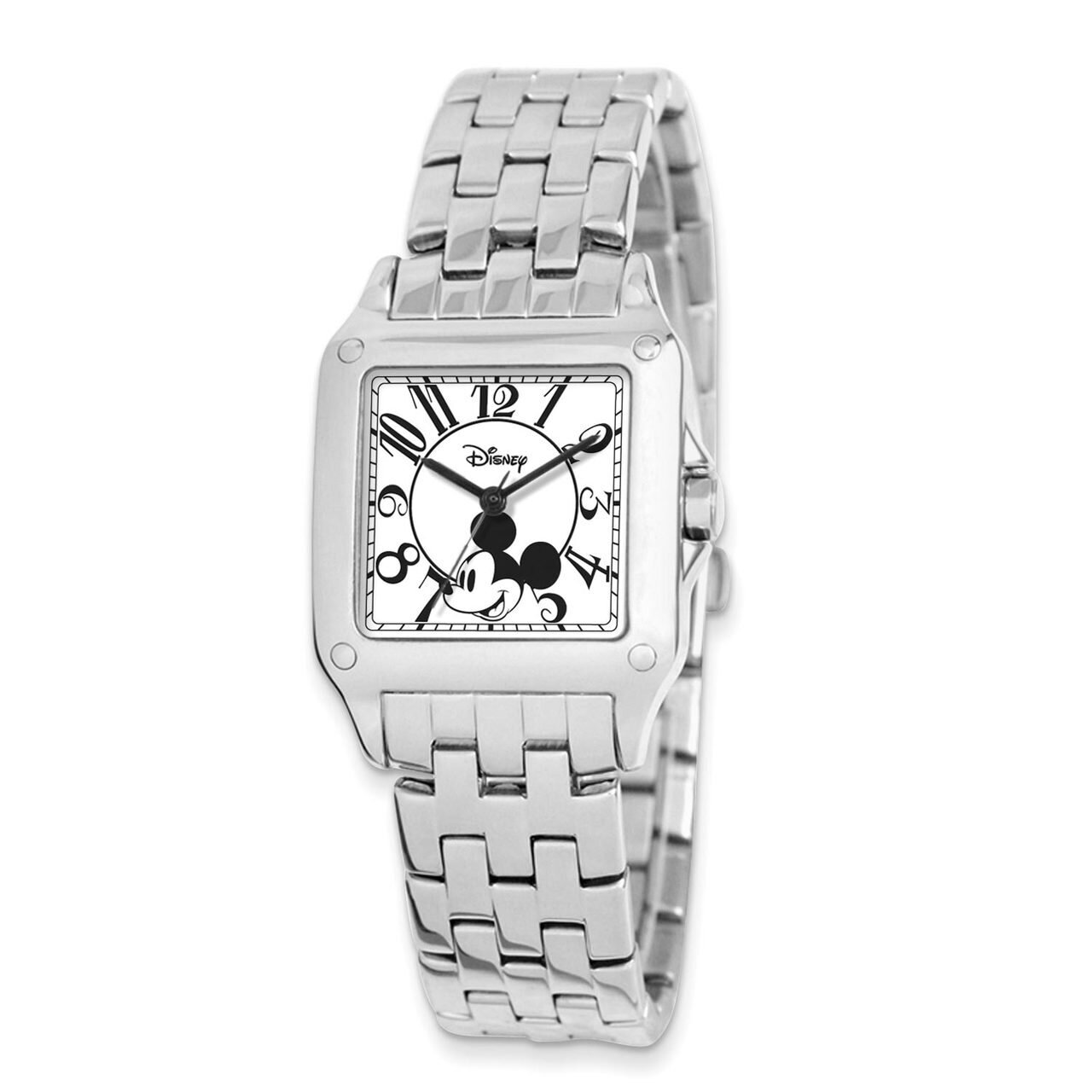 Disney Alloy Stainless Steel Square Mickey Mouse Watch Adult Size XWA4393, MPN: XWA4393, 8432310668…