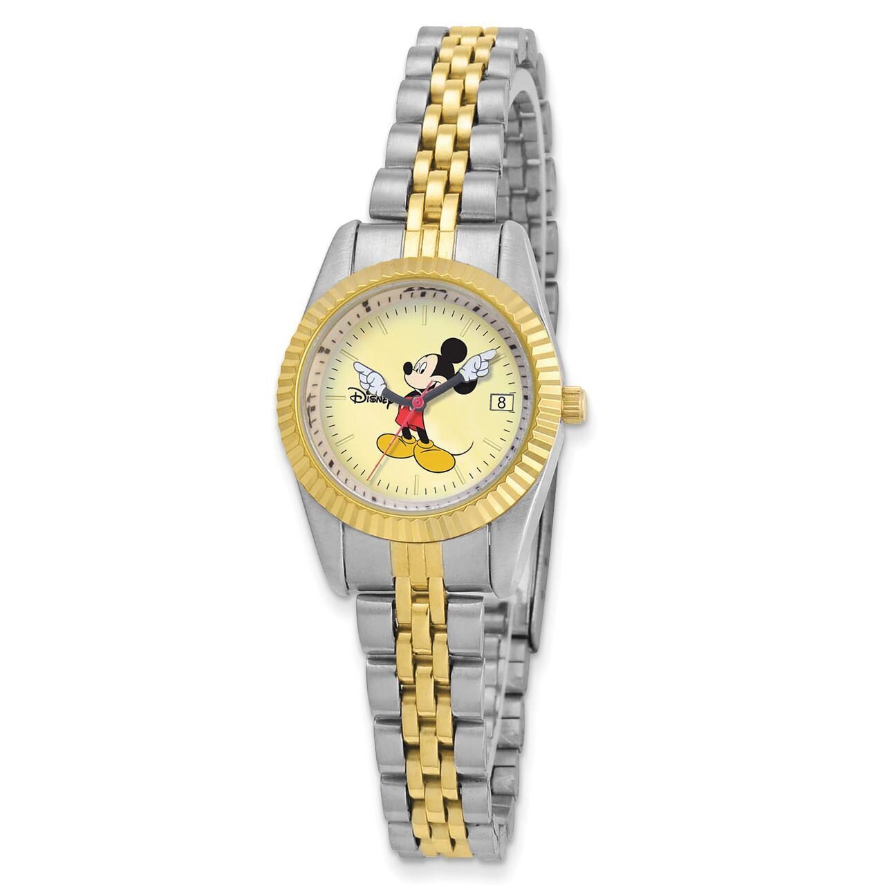 Disney Two-tone with Moving Arms Mickey Mouse Watch Adult Size XWA4402