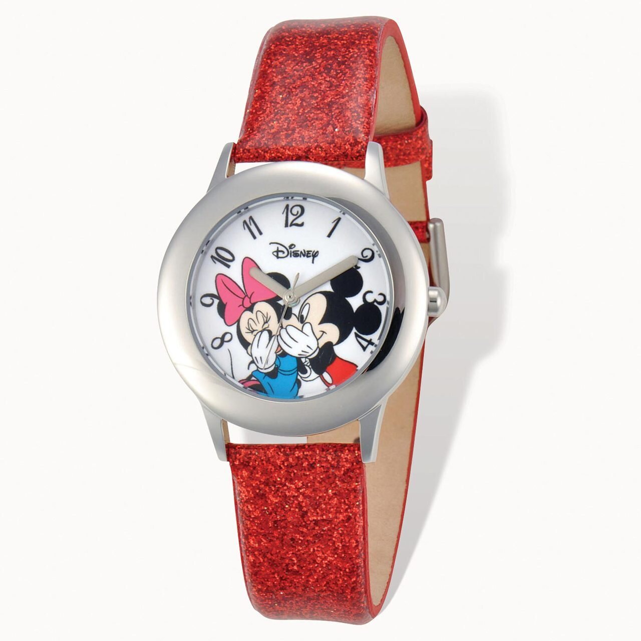 Disney Minnie &amp; Mickey Red Leather Tween Watch  XWA4502, MPN: XWA4502, 843231069435