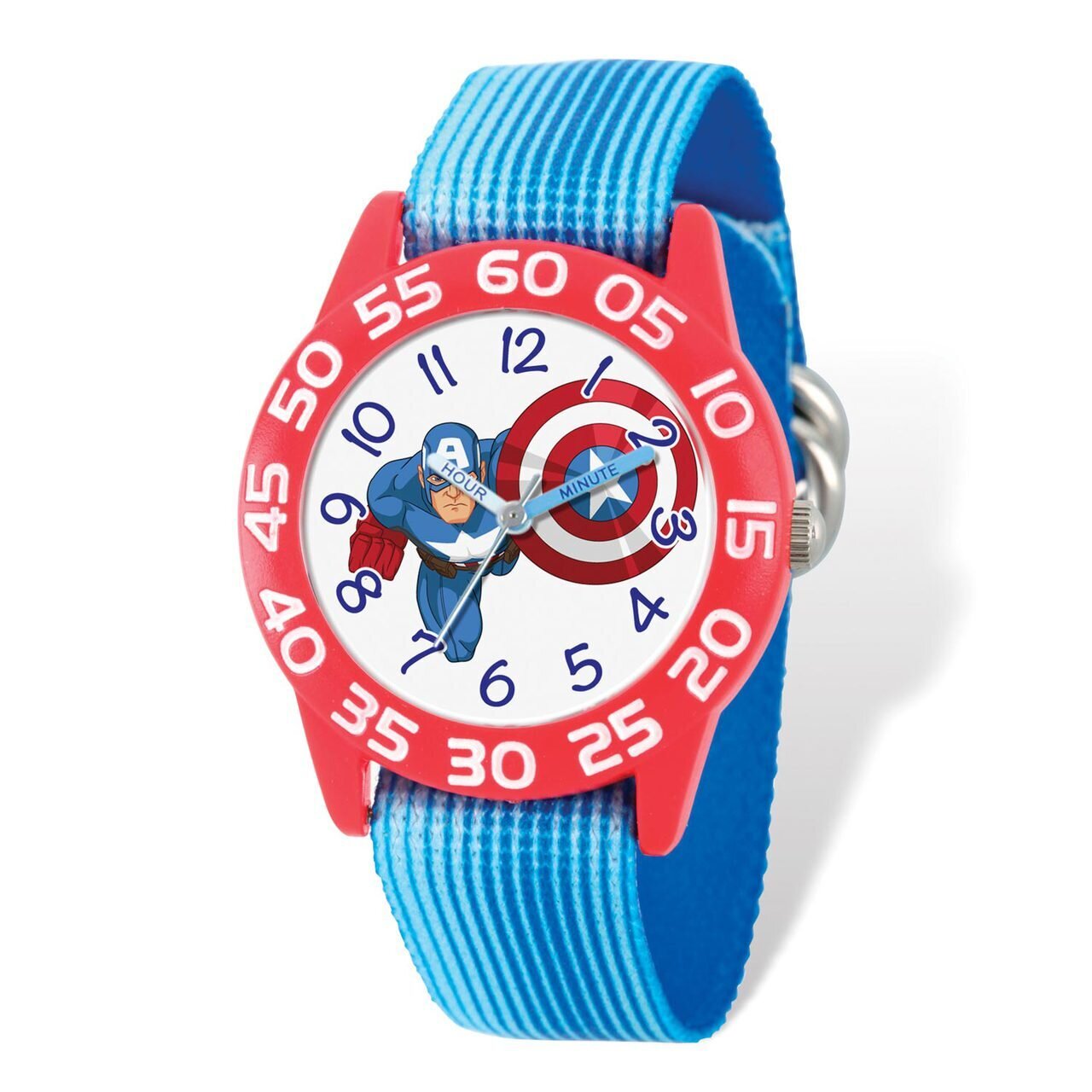 Marvel Captain America Time Teacher Watch Kids XWA5448, MPN: XWA5448, 843231097964