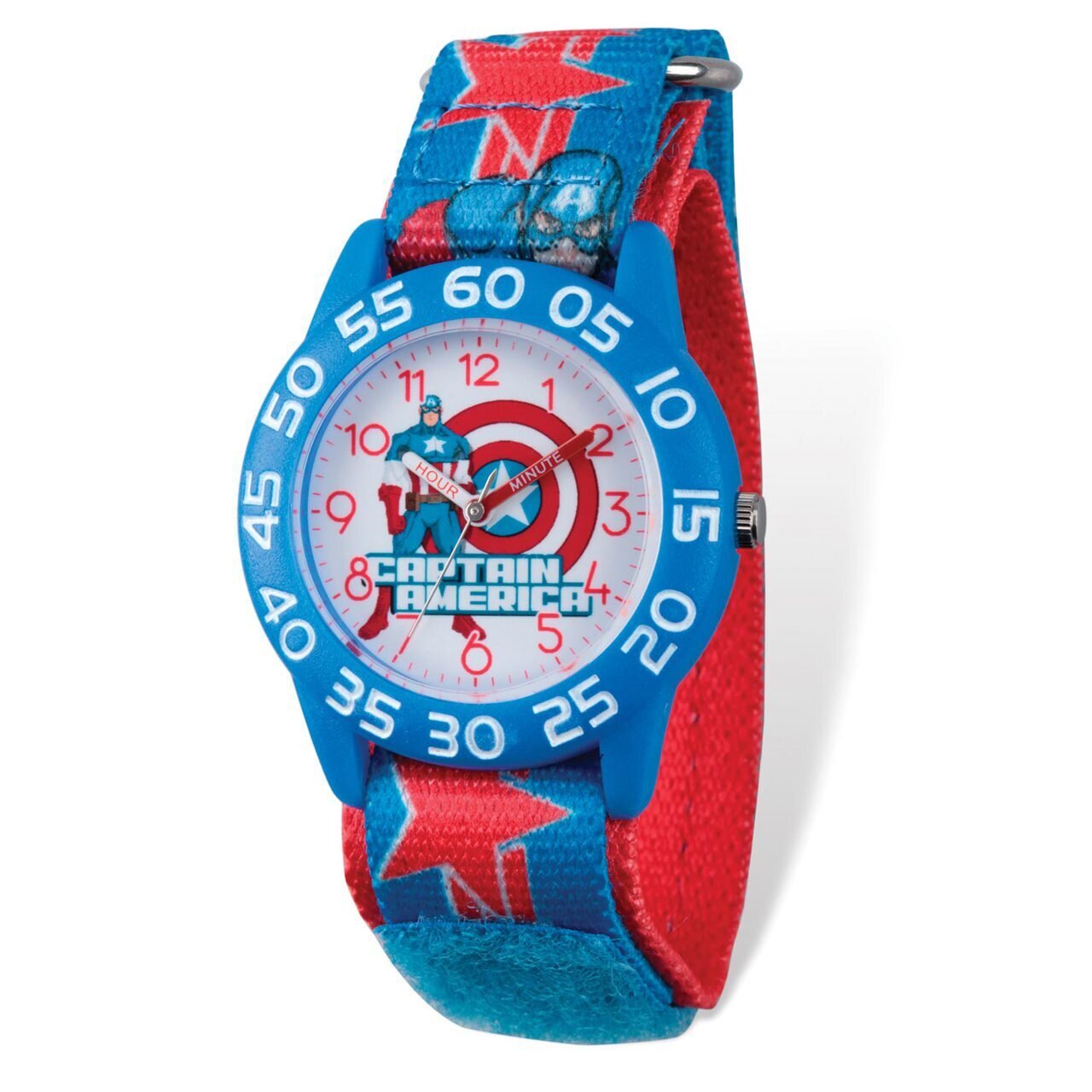 Marvel Captain America Time Teacher Watch Kids XWA5449, MPN: XWA5449, 843231097896