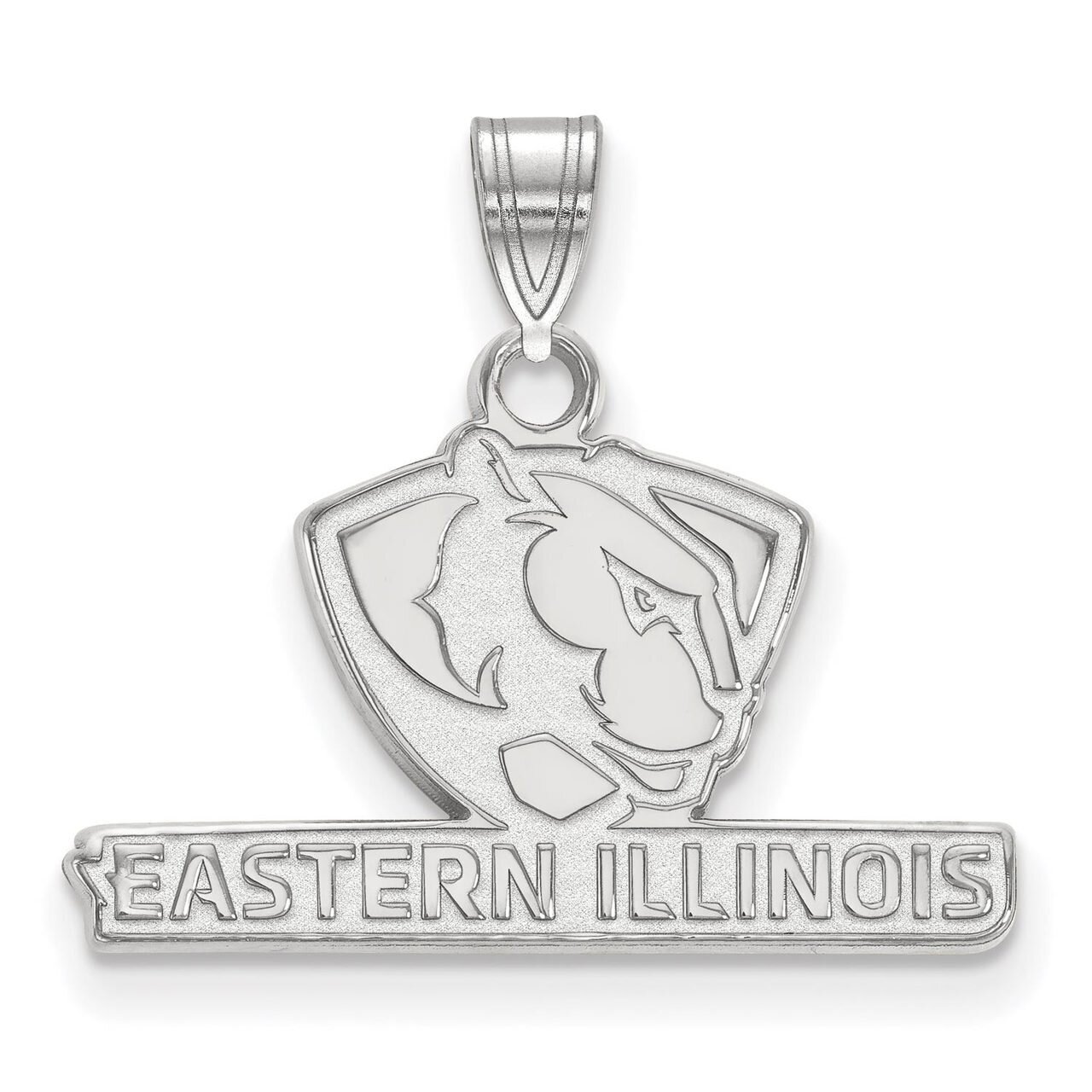 Eastern Illinois University Small Pendant 10k White Gold 1W001EIU, MPN: 1W001EIU, 886774765402