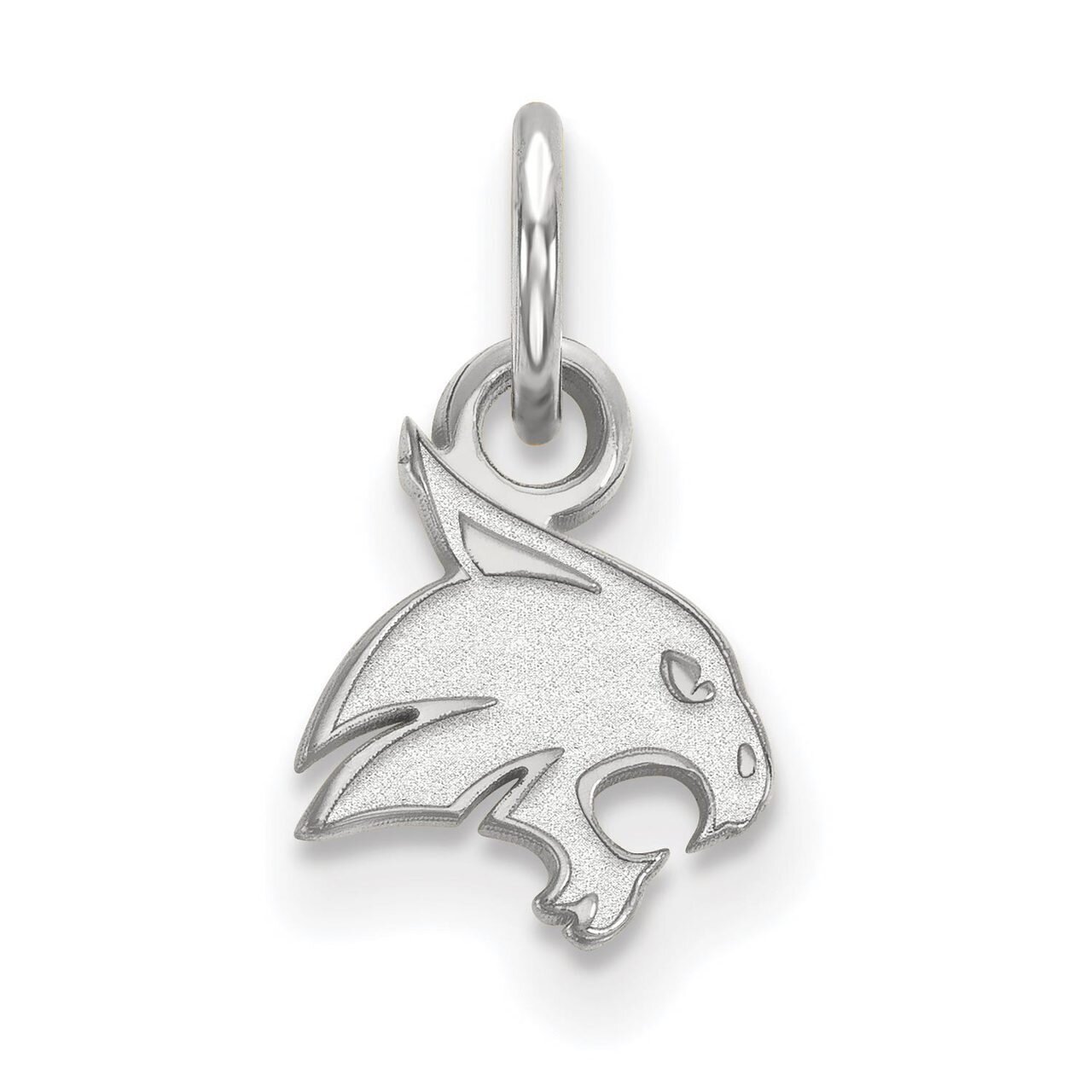 Texas State University x-Small Pendant 10k White Gold 1W001TST, MPN: 1W001TST, 886774766591