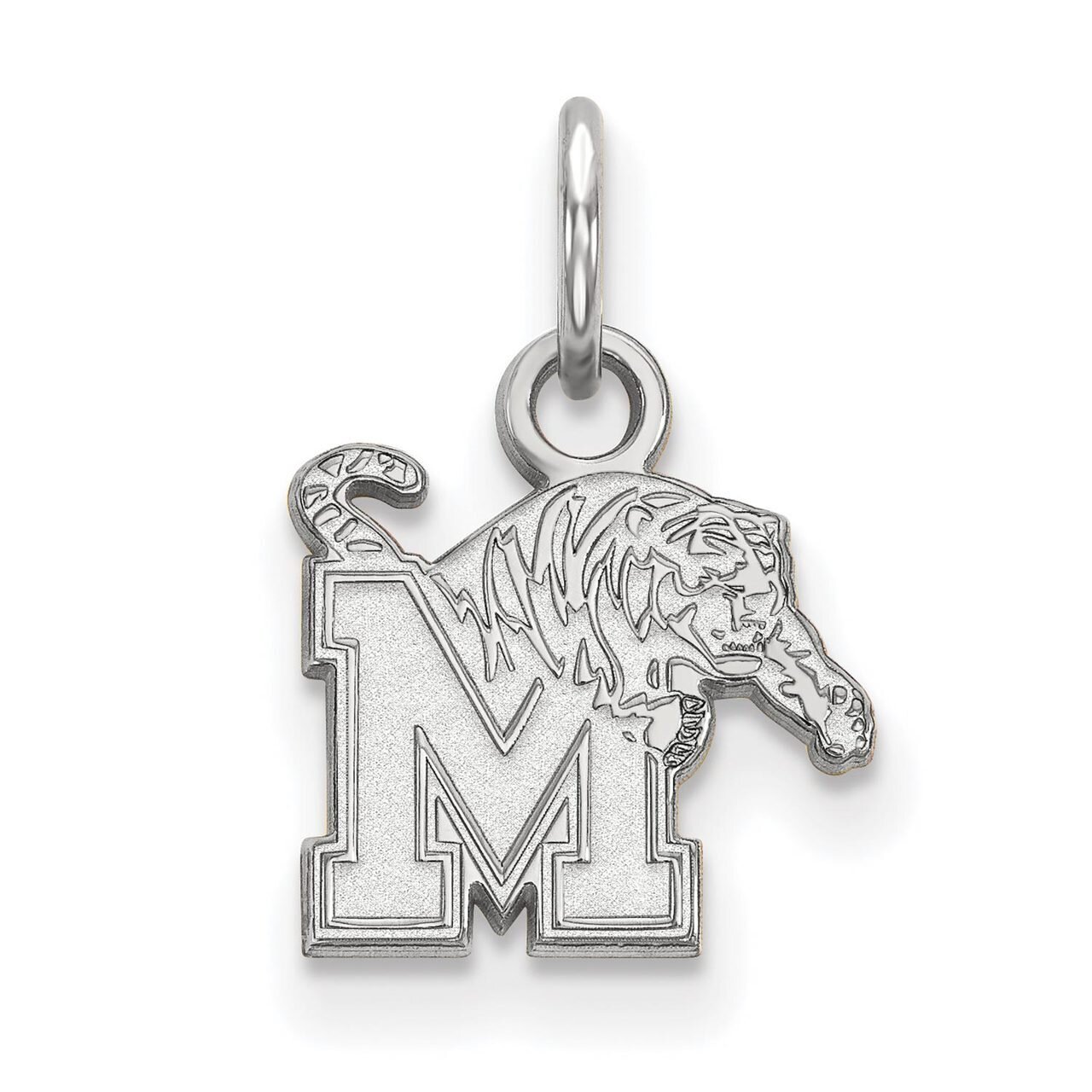 University of Memphis x-Small Pendant 10k White Gold 1W001UMP