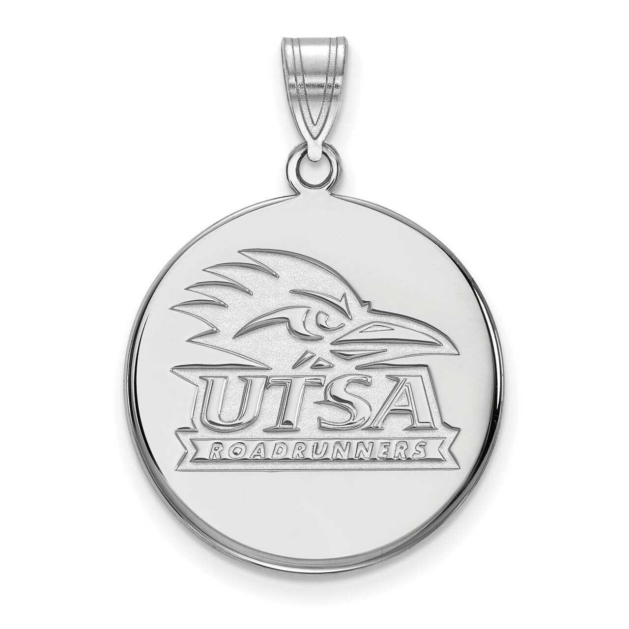 University of Texas at San Antonio Large Disc Pendant 10k White Gold 1W001UTS, MPN: 1W001UTS, 88677…