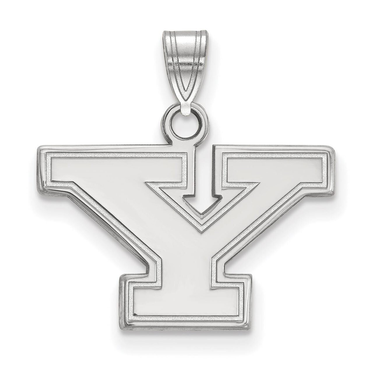 Youngstown State University Small Pendant 10k White Gold 1W001YSU, MPN: 1W001YSU, 886774767581