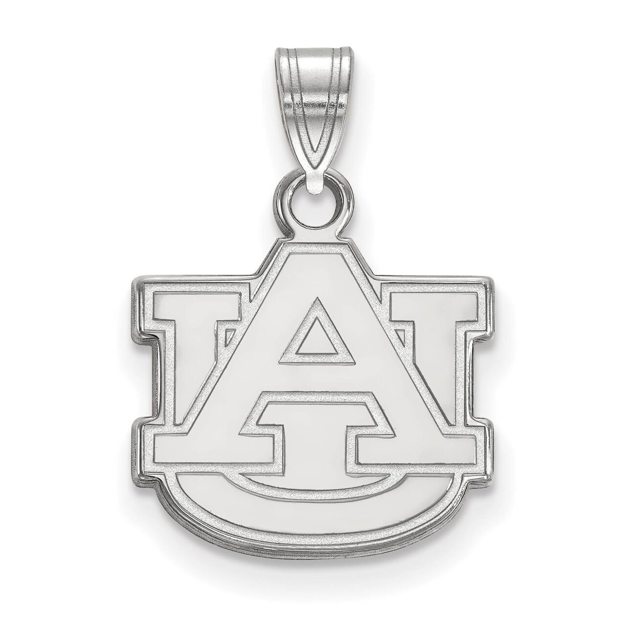 Auburn University Small Pendant 10k White Gold 1W002AU, MPN: 1W002AU, 886774767642
