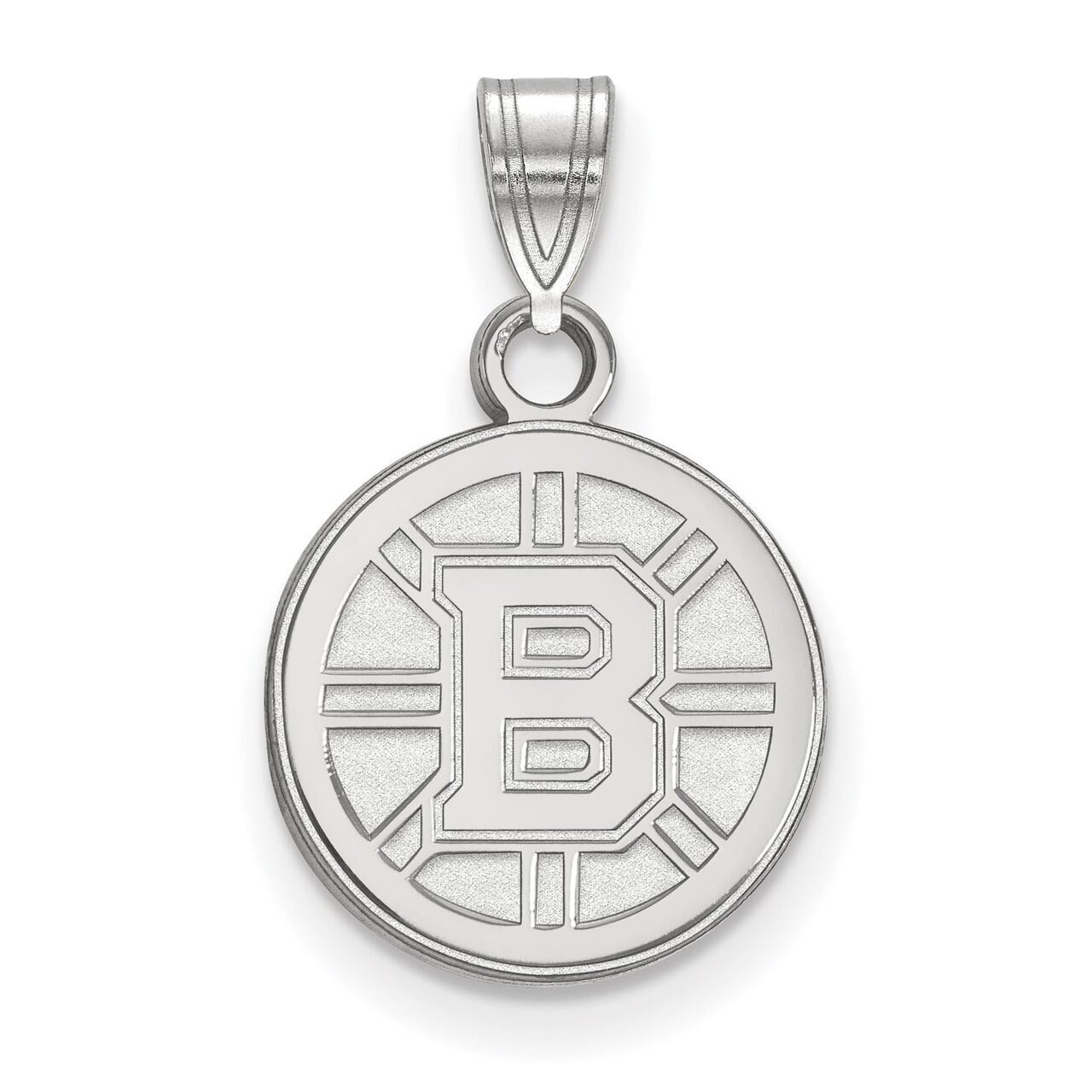 Boston Bruins Small Pendant 10k White Gold 1W002BRI, MPN: 1W002BRI, 886774732541