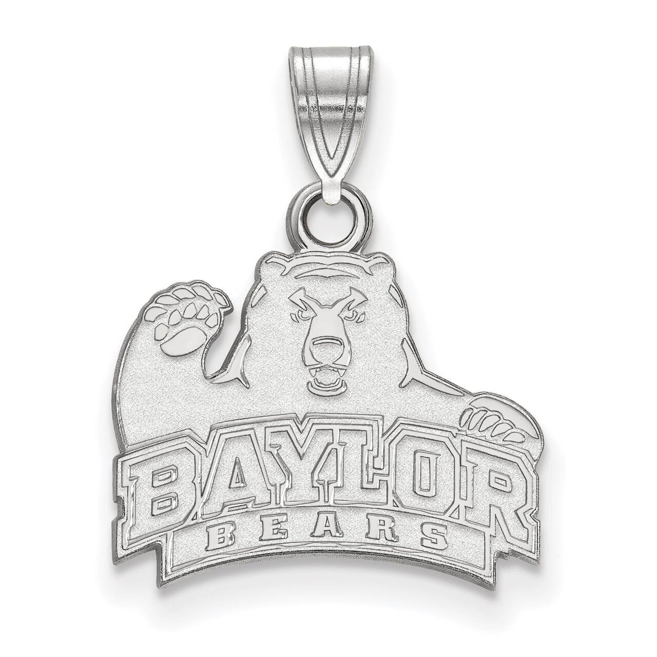 Baylor University Small Pendant 10k White Gold 1W002BU, MPN: 1W002BU, 886774767741