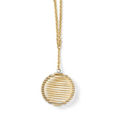 Leslie&#39;s Wire Wrapped Necklace - 14k Gold Two-tone HB-LF256-18, MPN: LF256-18, 886774570150