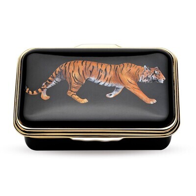 Halcyon Days Magnificent Wildlife Tiger Black Box ENMWT0223G, MPN: 023/09990, 5060171125402