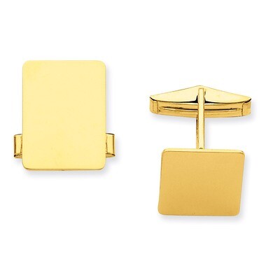 Rectangular Cufflinks 14k Gold MC251, MPN: MC251, 886774618449