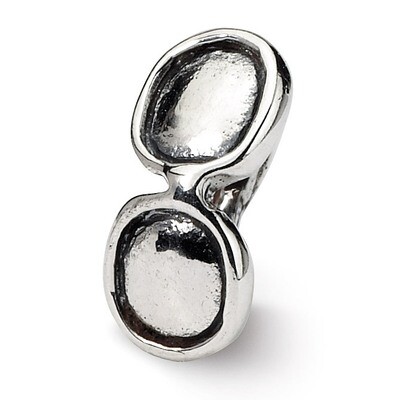 Sunglasses Bead - Sterling Silver QRS1002, MPN: QRS1002, 883957722757