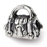 Handbag Bead - Sterling Silver QRS1003, MPN: QRS1003, 883957727448