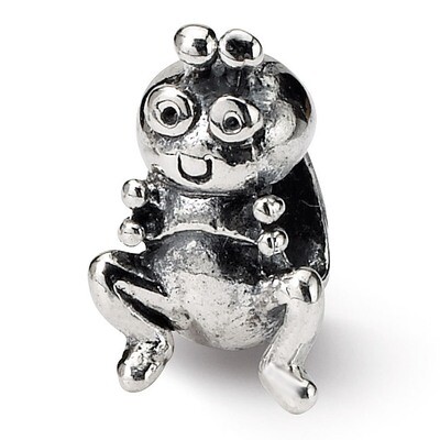 Grasshopper Bead - Sterling Silver QRS1026, MPN: QRS1026, 883957726557