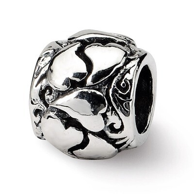 Hearts Bead - Sterling Silver QRS1040, MPN: QRS1040, 883957720715