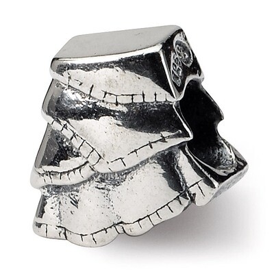 Skirt Bead - Sterling Silver QRS1067, MPN: QRS1067, 883957727622